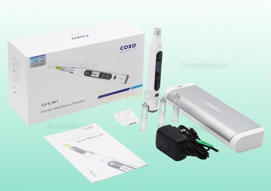 COXO GENI Dental Anesthesia Injector with 3 Adjustable Speeds
